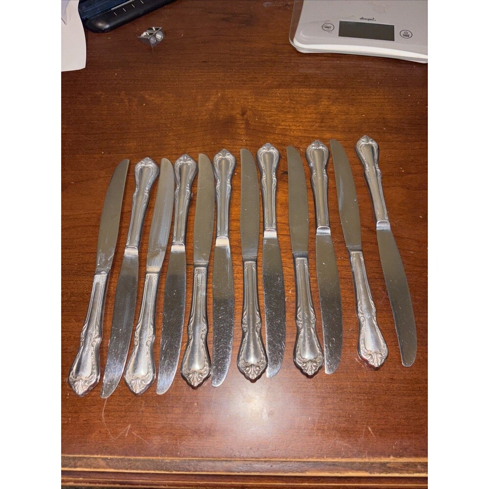 Oneida Wm A Rogers CHALICE-Harmony 1958 Silverplate 12 Hollow Dinner Knives